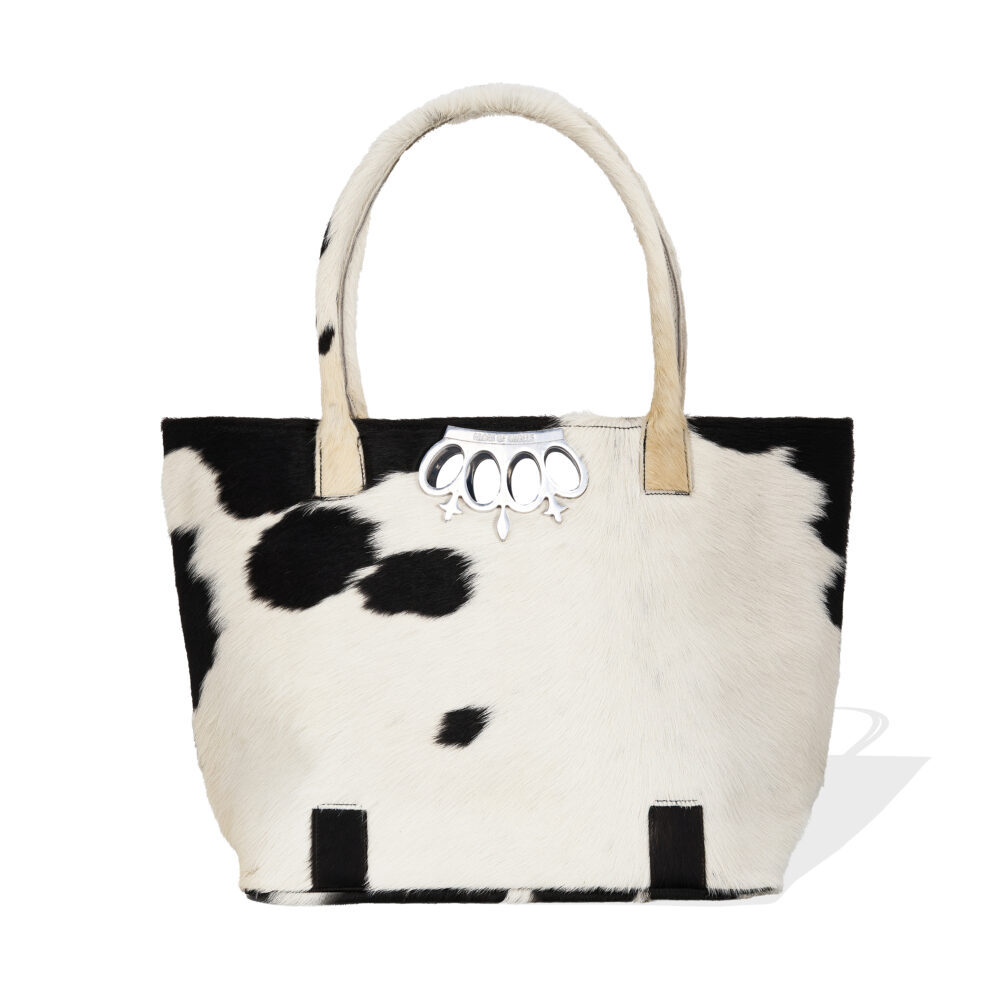 COW FUR. SHOPPER BAG